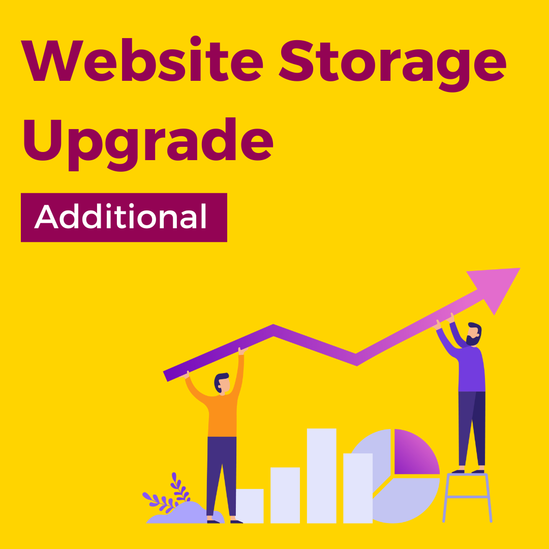 Website Storage Upgrade